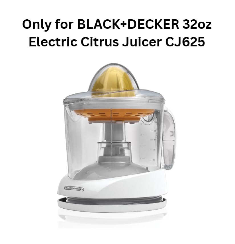 Genuine OEM Strainer With Adjustable Pulp Control Filter Replacement Part Compatible With BLACK+DECKER 32oz Electric Citrus Juicer CJ625
