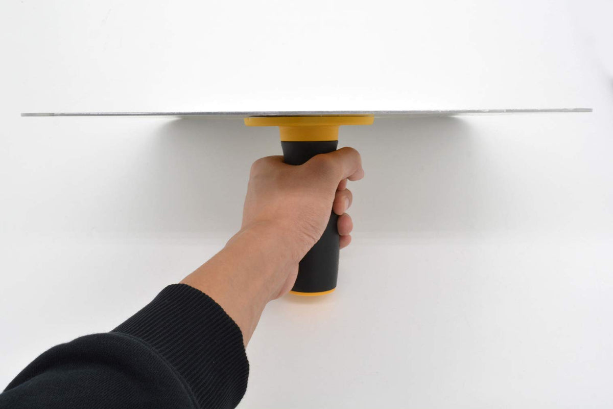 ESreake 5 Packs Aluminium Plastering Hawk with Soft Grip Handle, Plaster Mortar Board Holder Finishing Plastering Tool for Cement, Mortar, Drywall (5, 11.8"x11.8")