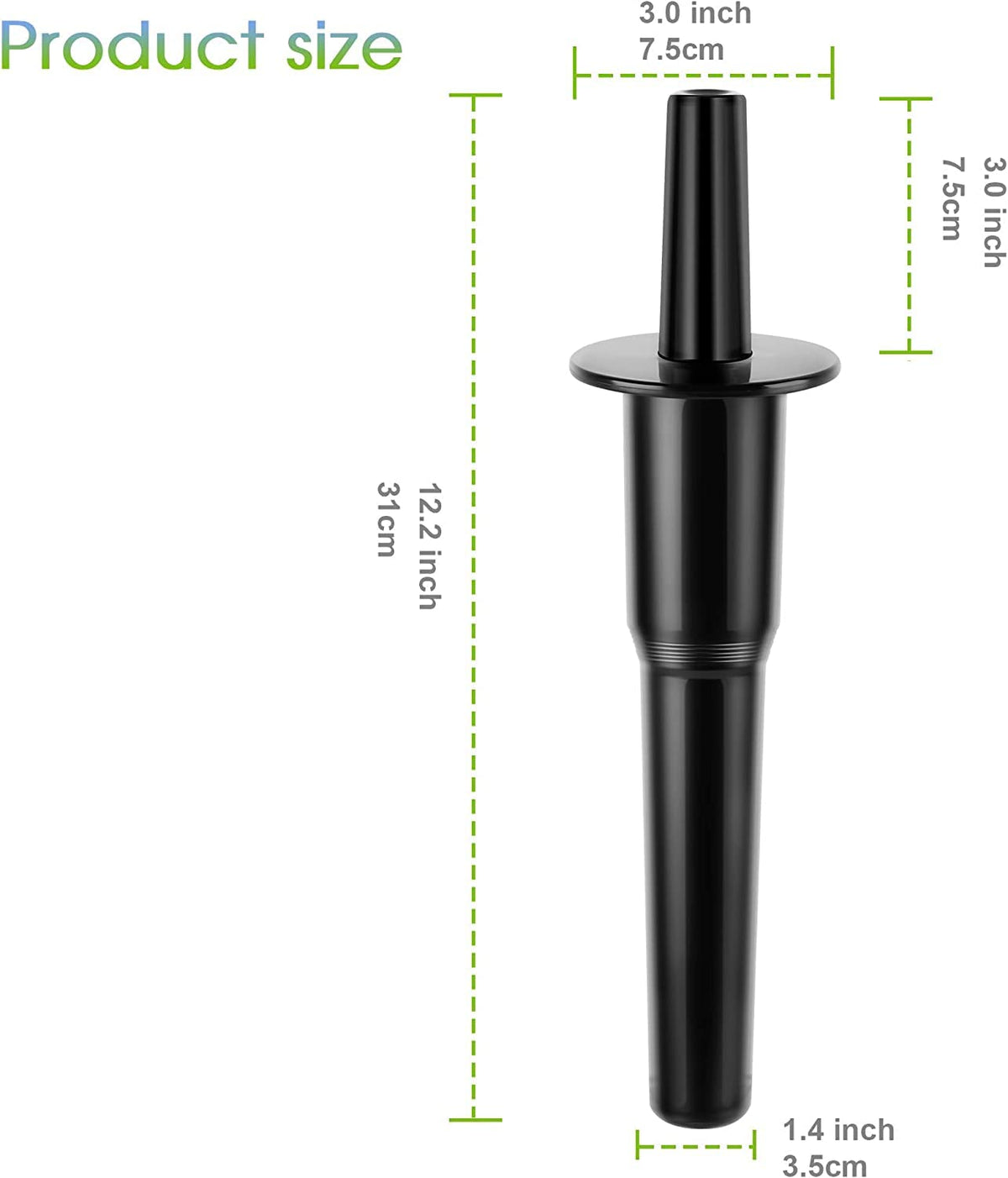 Blender Replacement Part Tamper Tool Compatible with Vitamix Classic Standard 64oz Containers