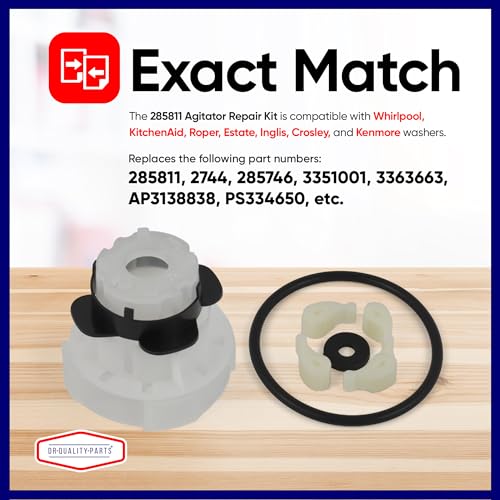 Dr Quality Parts Washer Agitator Repair Kit for Wh