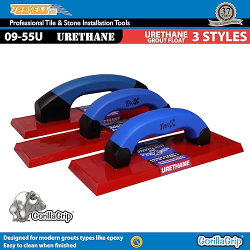 Troxell USA - 4" x 9" Urethane Grout Float with SoftGrip Handle
