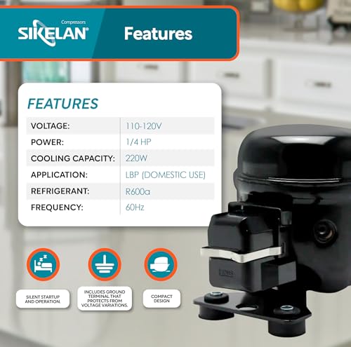Sikelan Refrigerator Compressor 1/4 HP R600a – Qui