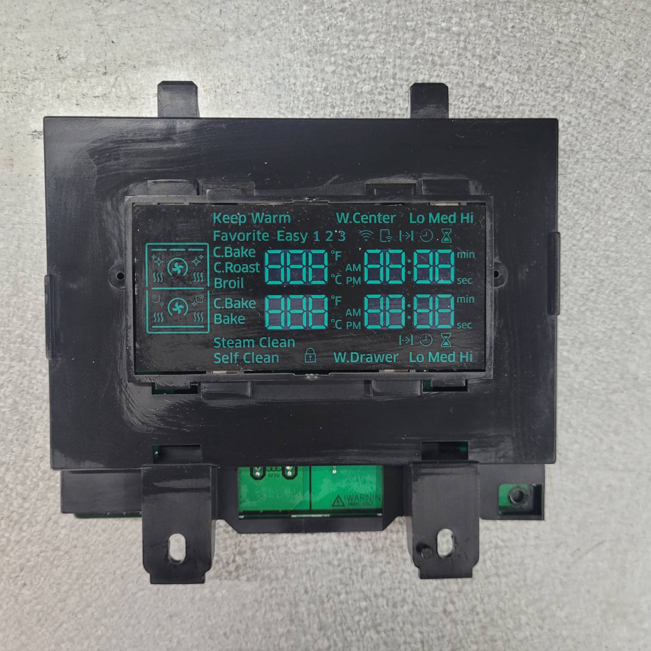 Samsung Range Display Board DG61-01233A
