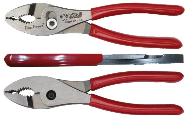 Wilde Tool G263FP.NP/CC Flush Fastener 8" Slip Joint Pliers-Polished