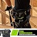 AWP Carpenter Tool Rig, Tool Belt Up to 50in, 1 Pack, Black