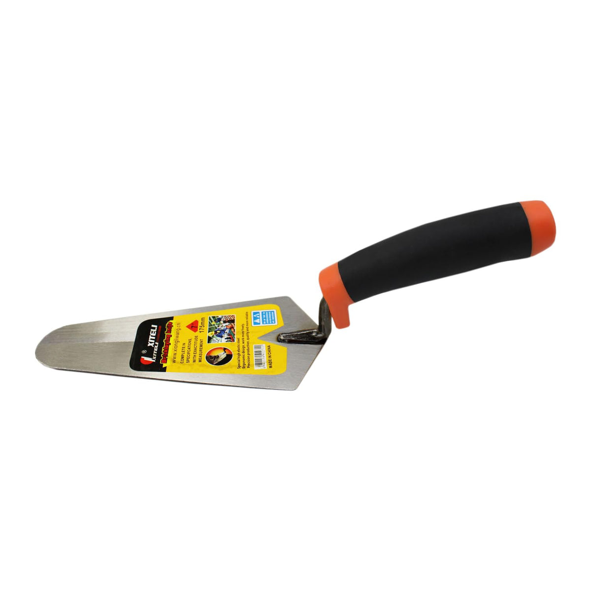 ESreake 4-Pack Gauging Trowel Set, 6" & 7" & 8" & 9" Gauging Trowel Set Pointing Trowel Set with Soft Grip,Masonry Hand Tool for Brickwork, Blockwork, Stonework, Masonry ﻿ (Rounded End)