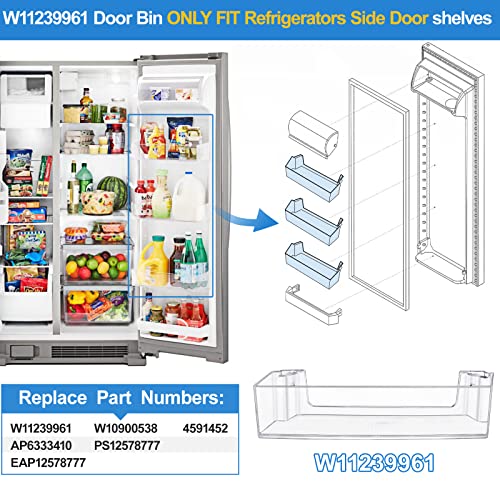 UPGRADED W11239961 W10900538 Refrigerator Door She