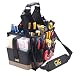 CLC Custom LeatherCraft 1528 Large Electrical and Maintenance Tool Carrier, Black