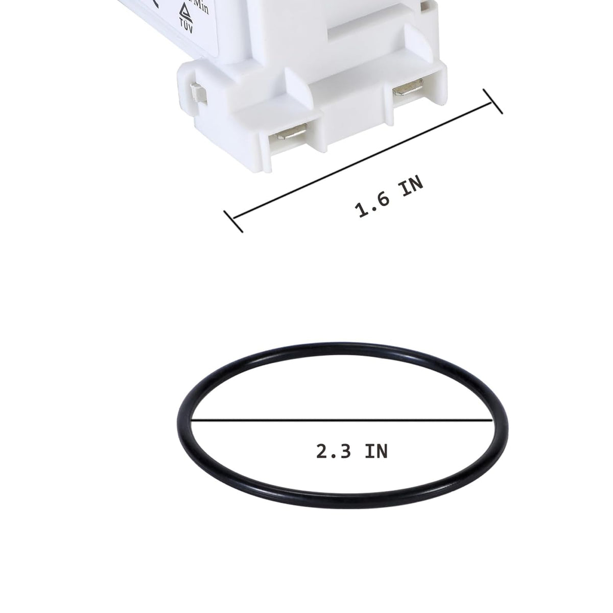 Drain Pump for LG WM2016CW WM3670HVA/HWA WM9000HVA/HWA WM2301HR/HW Washer