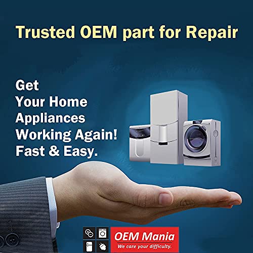 [DA61-06796A Clip OEM Mania] DA61-06796A NEW OEM Produced for SAM-SUNG Refrigerator Drain Clip Evaporator Replacement Part - Replaces AP5579885 2683162 PS4145120