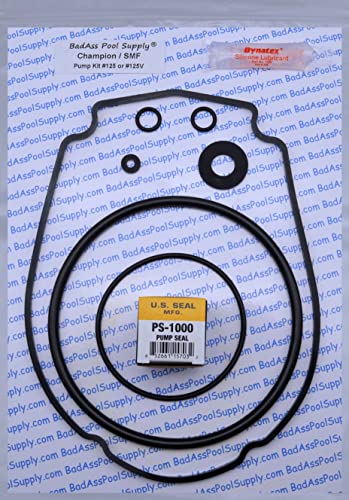 BadAss Pool Supply O-Ring Rebuild Repair Kit for Waterway Champion/SMF Pumps