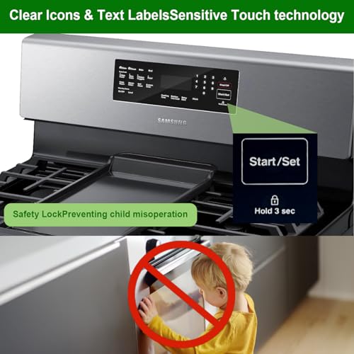 DG34-00020A Range Membrane Switch Touchpad Overlay