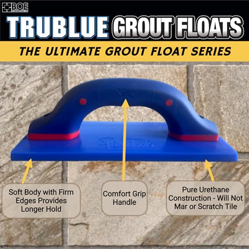 TruBlue Urethane Grout Float for Tile, 3-1/2"x 9"