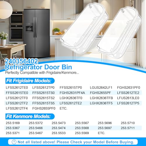 ALVAR 240356402 Refrigerator Door Bin for Frigidai