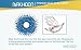 MAKHOON Pool Cleaner Finned Seal disc Skirt Replacement Part Compatible with Zodiac Baracuda G2, G3, G4 Pool Cleaner Seal (1)