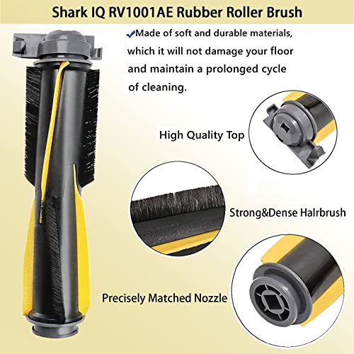 Replacement Parts for Shark IQ RV1001AE, Shark AV911S EZ, AV1010AE RV1000 RV1001 AV970 AV993 AV1002AE UR1000SR UR1005AE Robot Vacuum Cleaner Accessories Kit,Main Brush,Filters,Side Brushes,Pre Filter