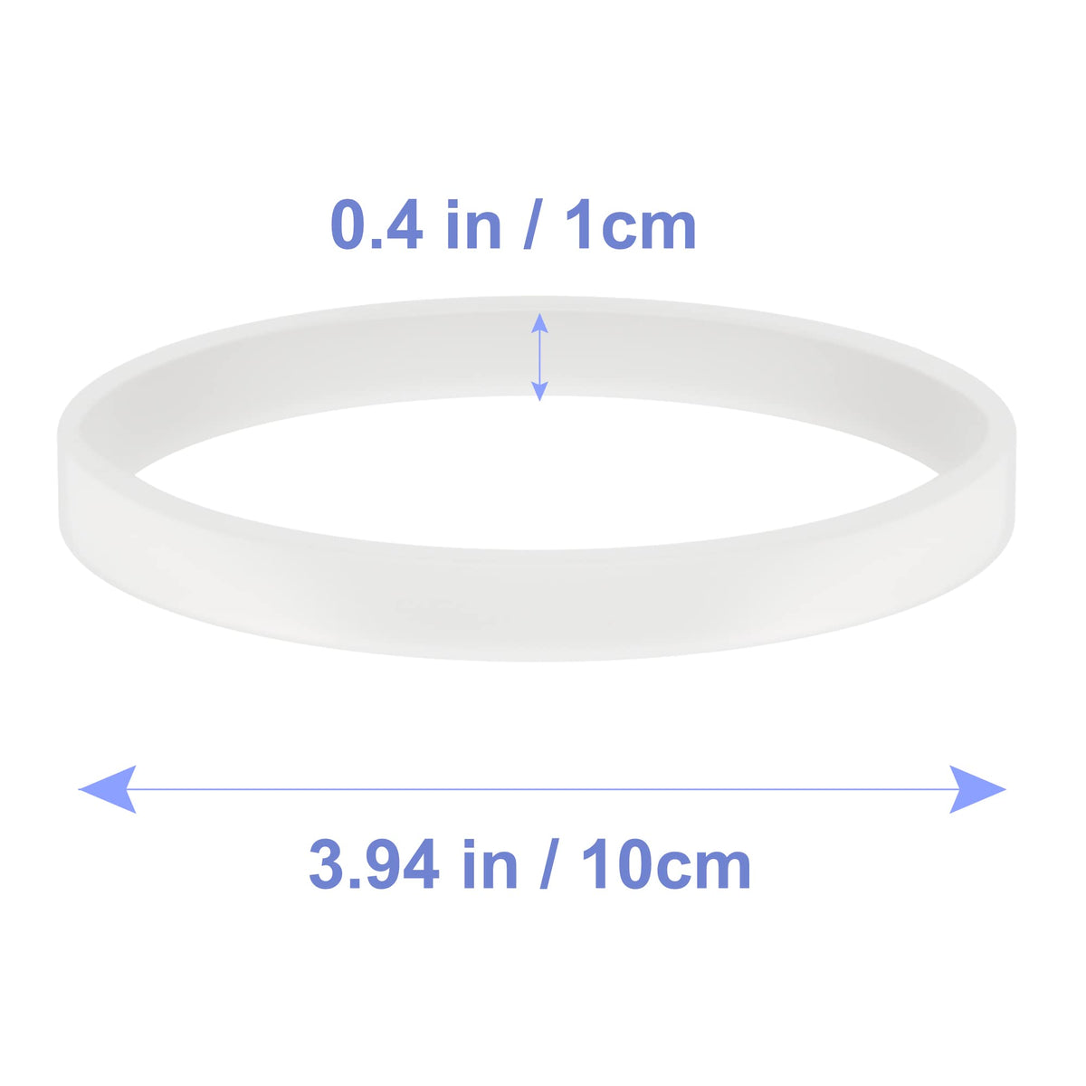 6 PCS Rubber Gaskets 10cm Sealing Gaskets White O-Ring Replacement Parts for Ninja Blender BL480 BL680 BL910 CT680