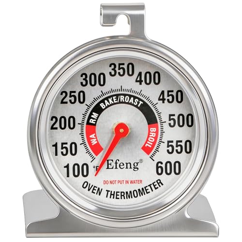 Efeng Large Dial Oven Thermometer for Gas & Electr
