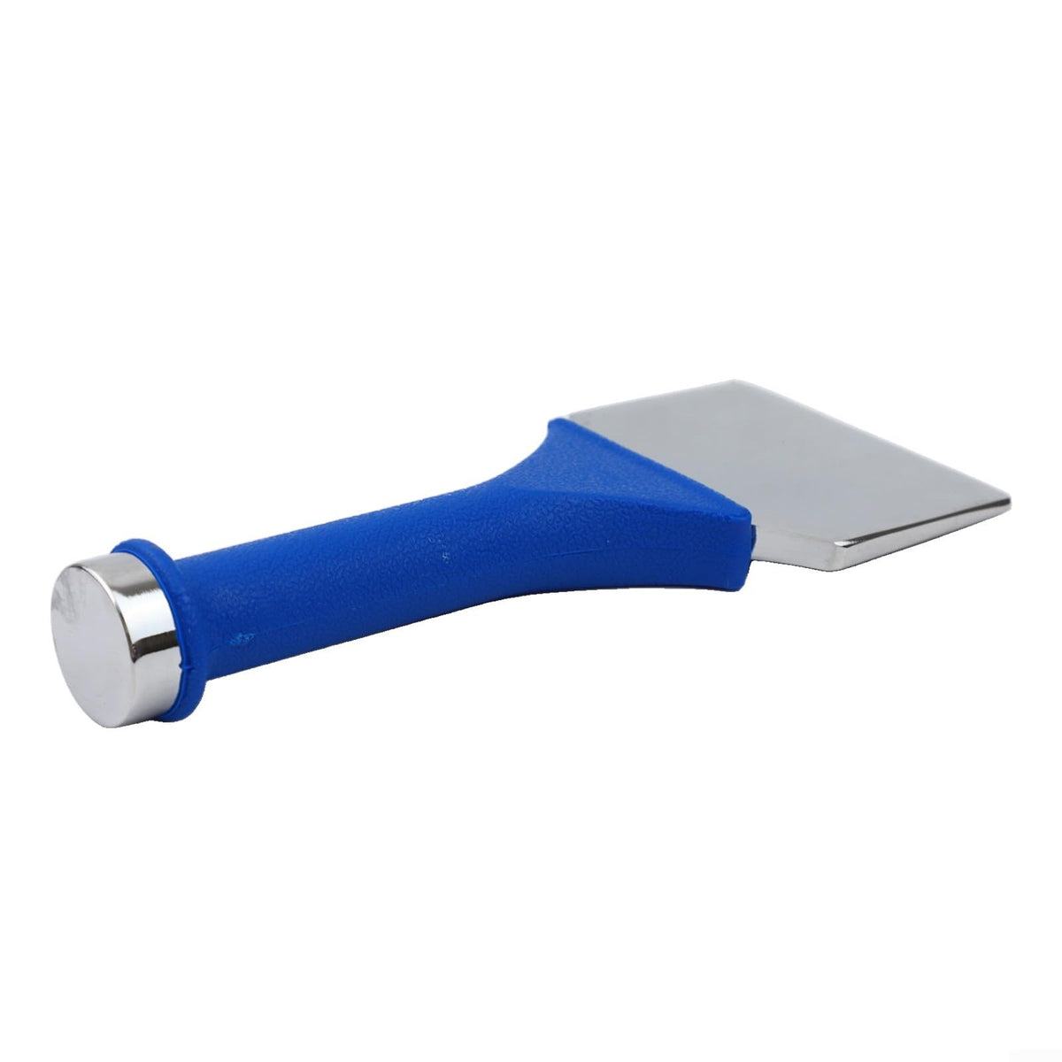 Shophubio for professional Carpet Fitting Bolster Chisel for Stair Installation, Tack Strip Tool with Non Slip Shock Absorbing Handle, Chrome