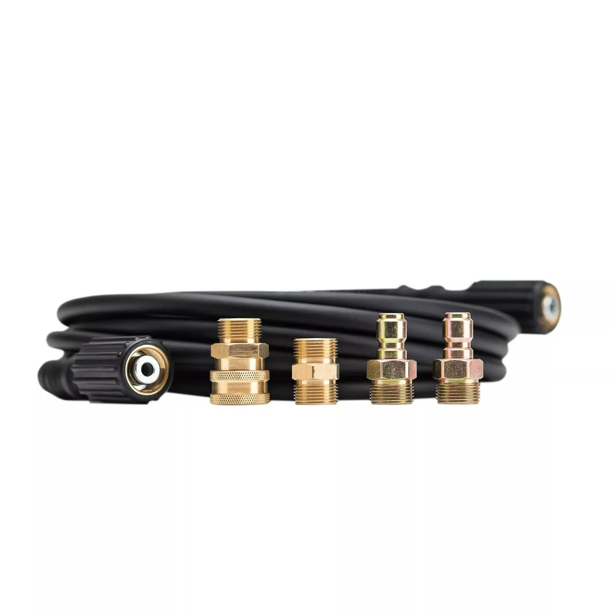 Kärcher 25' High Pressure Extension Hose for Pressure Washers up to 3600 PSI - with Adapters Included - Quick Connect or M22 Fitting