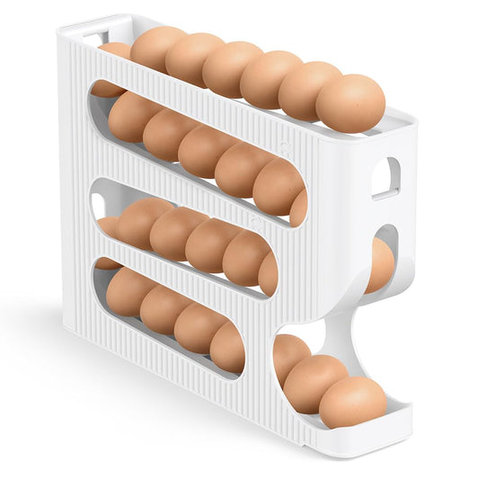 Sotfamily FIFO Egg Holder for Fridge, Egg Organize