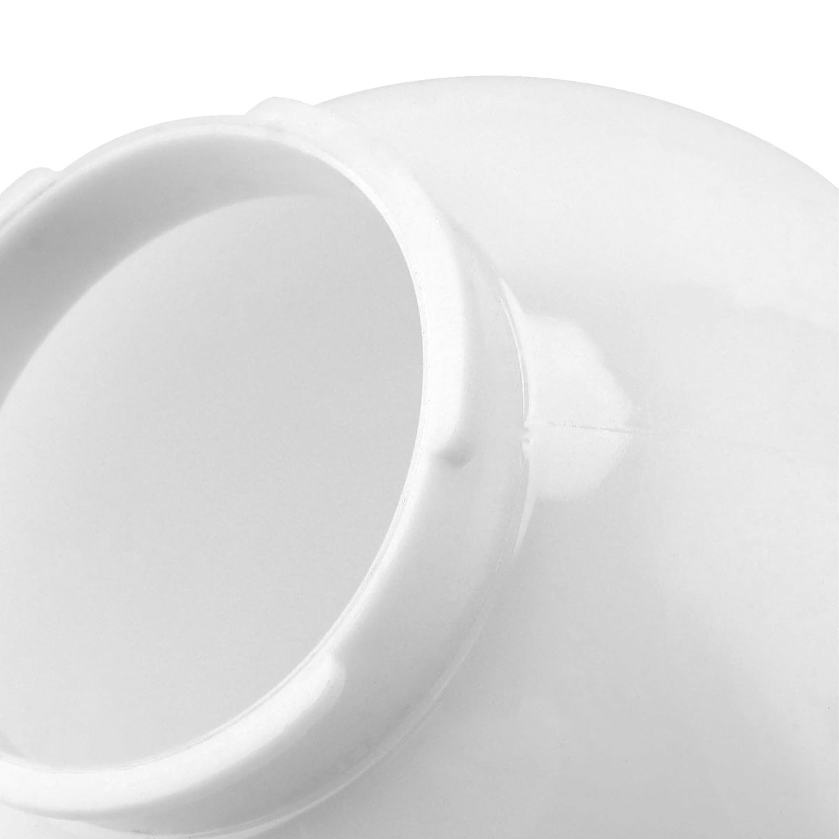 KOHAND 2 Pcs White Acrylic Replacement Globe, 6x6x3 inch Replacement Globe Shade, Smooth Light Covers for Light Fixture Decorative, Lighting Replacement