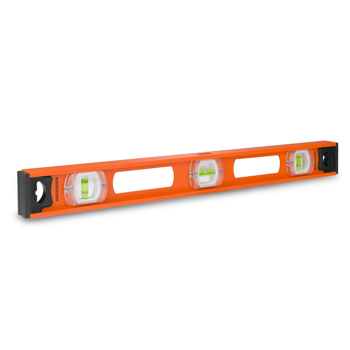 JORGENSEN 24" Magnetic I-Beam Level tool, 90°/180° Spirit 2' Leveler Tool