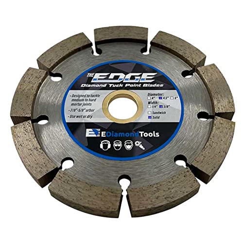4.5" Diamond Tuck Point Blade for Mortar Joint Removal 3/8" Width 7/8"-5/8"