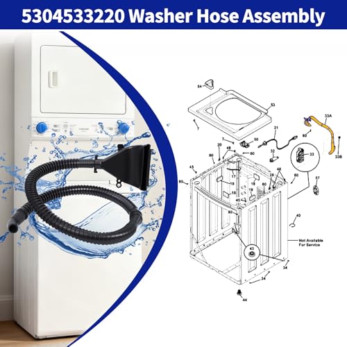 5304533220 Washer Fill Hose Compatible with Frigid