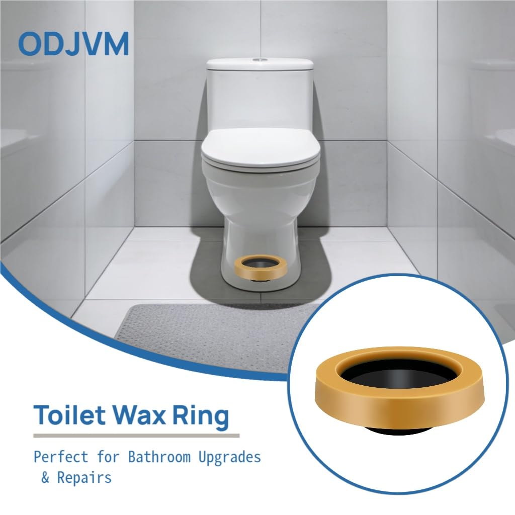 12 Pack Thick Toilet Wax Ring, Universal Wax Ring for Toilet Installation, Heavy-Duty Toilet Wax Rings and Toilet Bowl Wax Ring Seal, High-Density Wax Gasket for 3"/4" Drains
