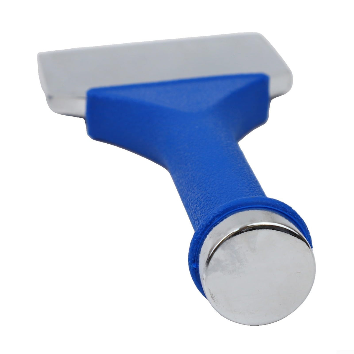 Shophubio for professional Carpet Fitting Bolster Chisel for Stair Installation, Tack Strip Tool with Non Slip Shock Absorbing Handle, Chrome