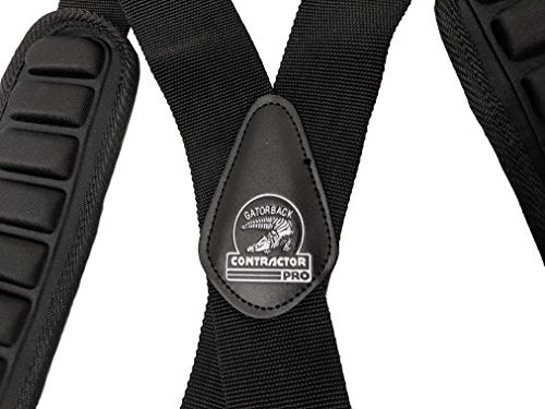 GATORBACK B606 Padded Tool Belt Suspenders With Spring Hooks