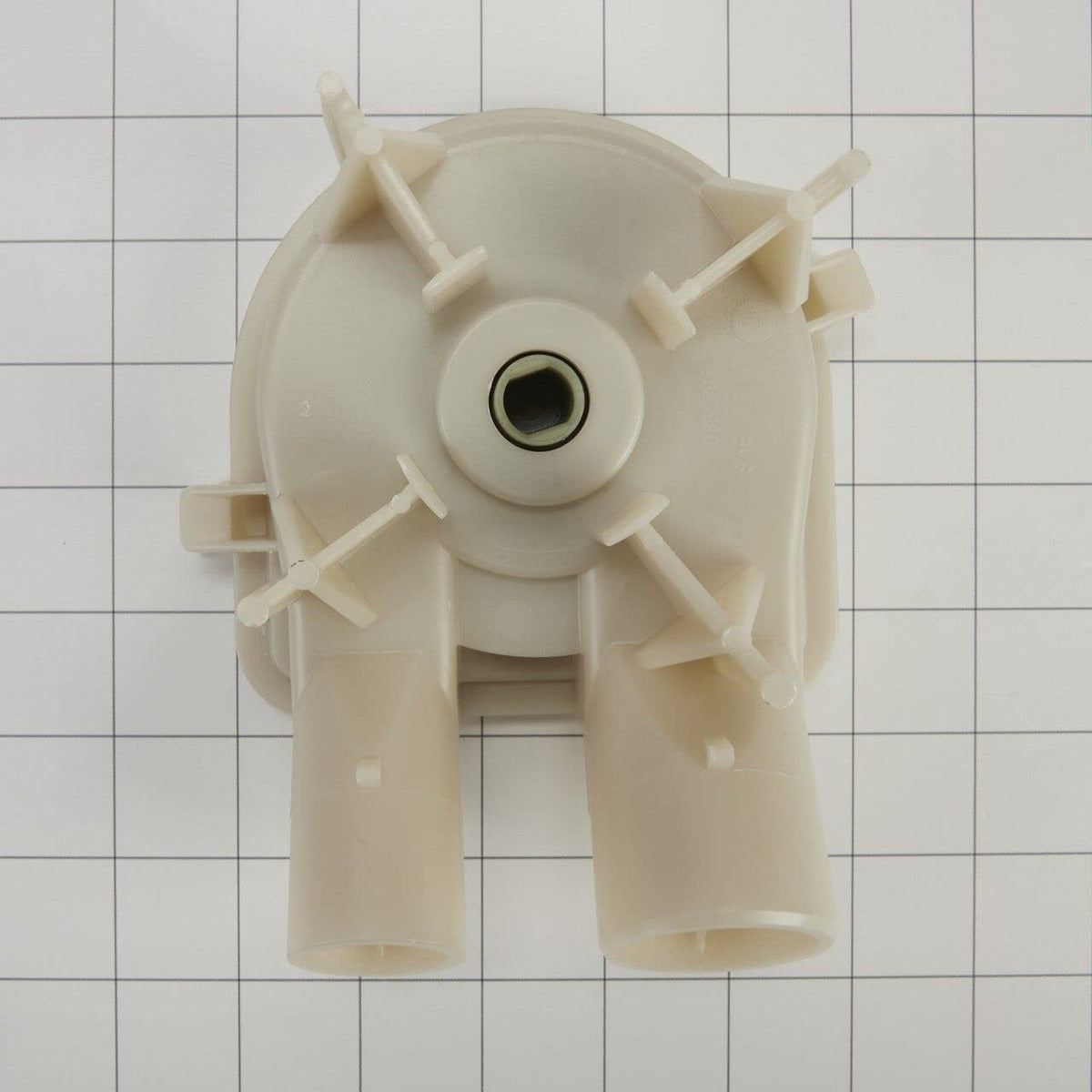 Whirlpool WP3363394 Genuine OEM Top Load Washer Drain Pump Replacement Part – Replaces 3363394, 8235, 64076, 63347, 62516, 3352492, 3348015, 21024