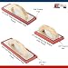 ATE Pro. USA - 4pc Masonry Float Set - Gum Rubber Margin Float with Comfort Grip Handle, Heavy Duty Rubber Sponge, Fine Pad, Coarse Pad, Masonry, Concrete, Drywall, Stucco or Grout