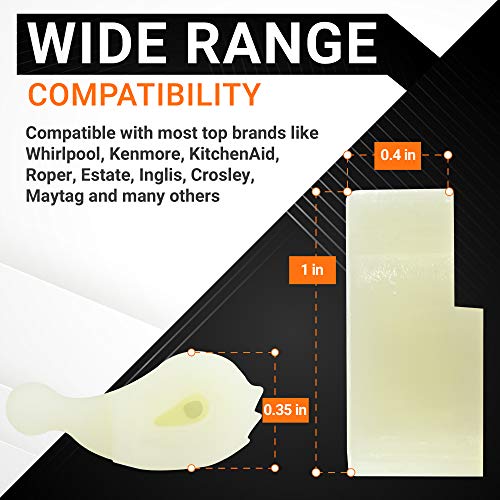 BlueStars 4 Packs 80040 Washer Agitator Dogs - Heavy Duty - Compatible with Whirlpool & Kenmore Washers - Replaces 285612 285770 3366877 387091 80040VP AP3119063 EA388034 ER80040 LP338 PS388034