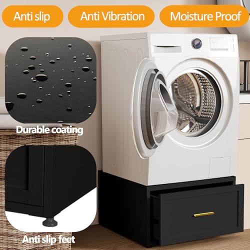 2 Pack Laundry Pedestal Heavy Duty Metal Washer an