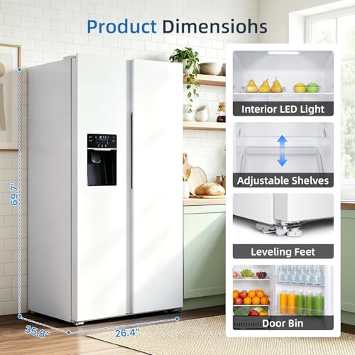 Antarctic Star 18.1 Cu.Ft 2 Door Freezer Refrigera