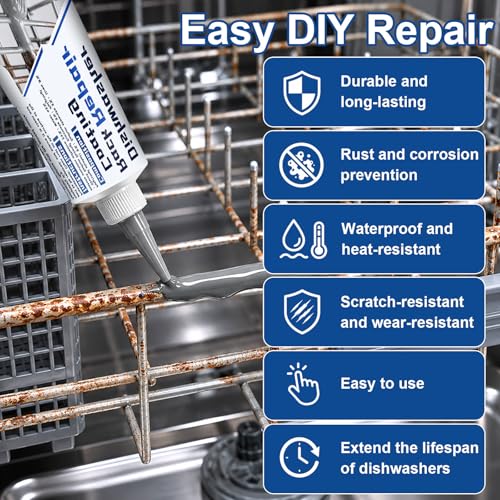 GDDP 50ml Gray Dishwasher Rack Repair Coating, Wat