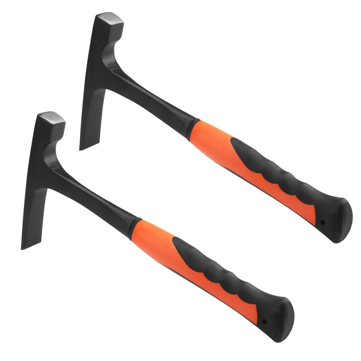 2 Pack 30 oz, brick hammer, Masonry Hammer, All Steel Geologist Hammer, Bricklayer's/Mason's Hammer for Mining, by GENHAKON