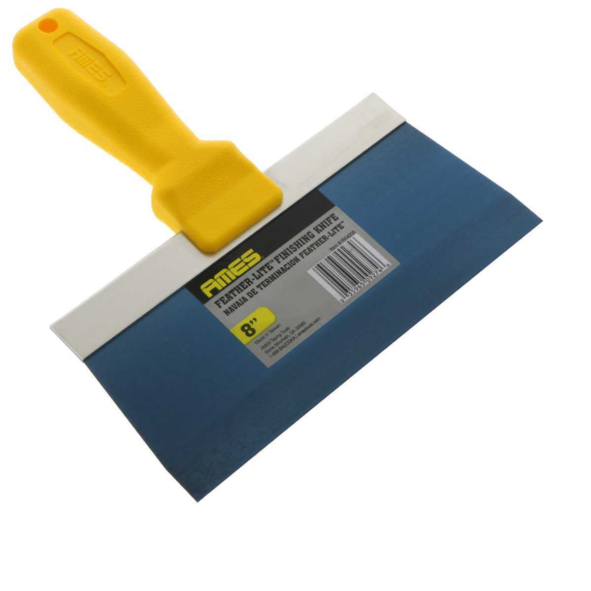 Ames Strong Handle Blue Steel Drywall Taping Knife Set 8"-10"-12"