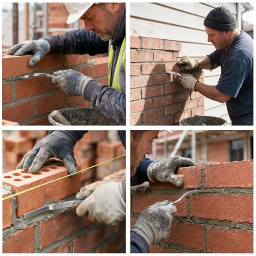 4 Pack Double Ended Brick Jointer Stainless Steel Concrete Jointer