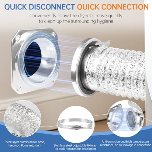 Magnetic Dryer Vent Coupling Connector Kit - DV180