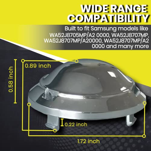 (2 Pack) Washer Pulsator Cap Replacement - Part Number DC66-00777A Highly Compatible with Samsung Washer Model Numbers 5788799, 3282678, AP5788799 and PS8753312
