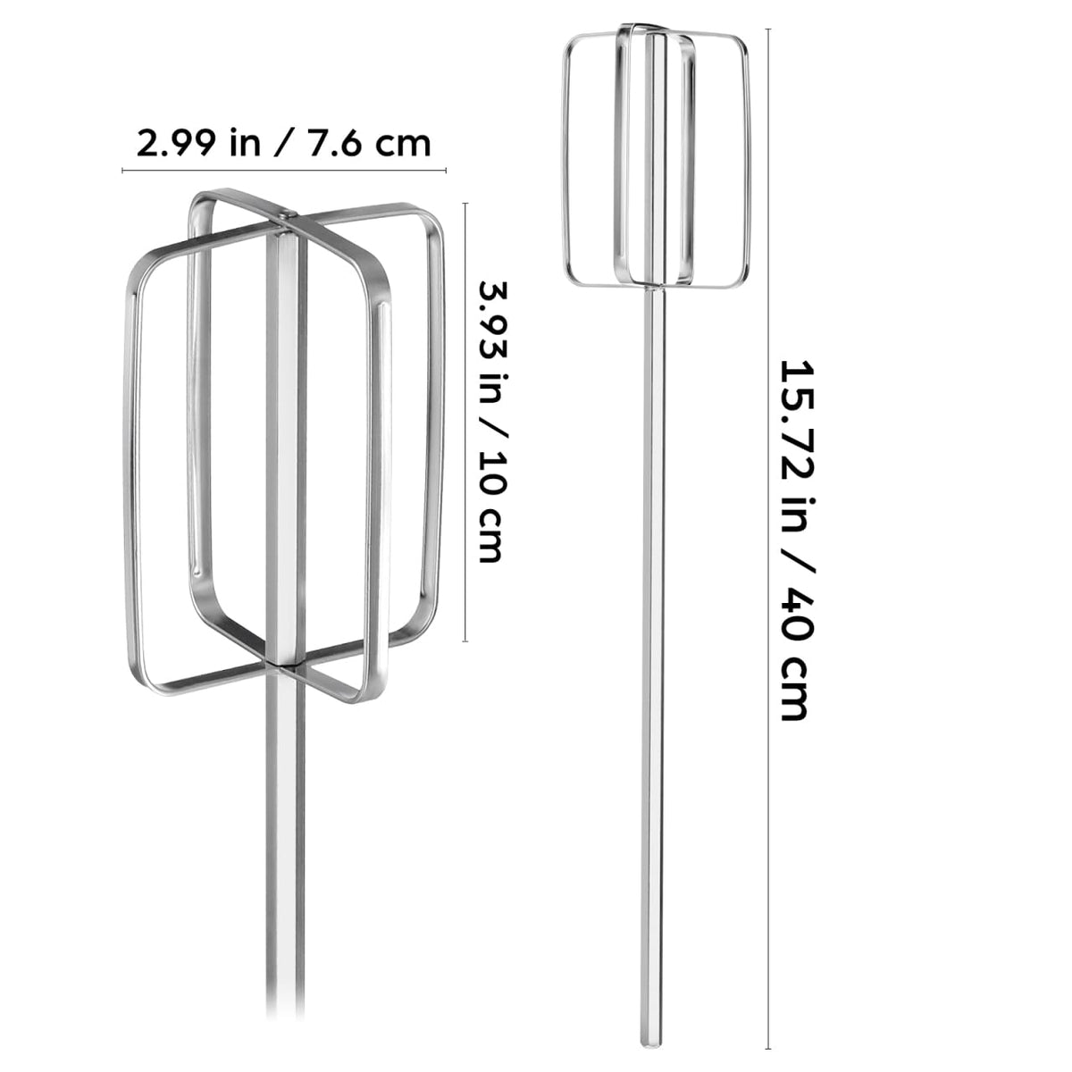 ABOOFAN Paint Mixer for Drill, 15.7" Stainless Steel Mixing Paddle