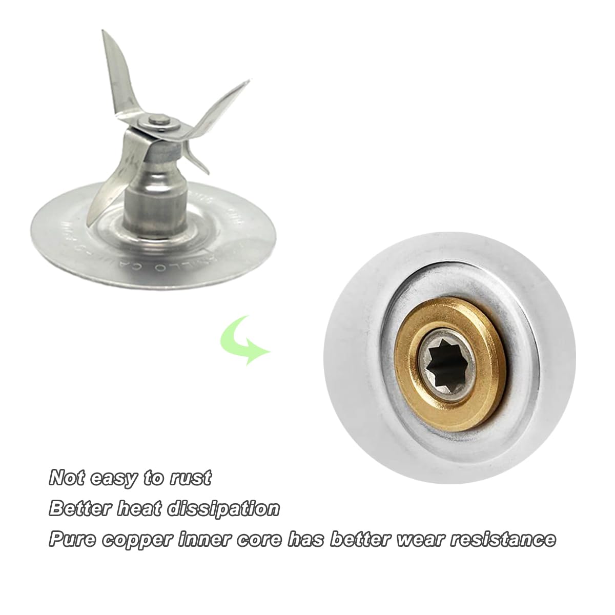 for Oster Blender Replacement Parts Kit - Ice Crusher Blade with Jar Base Cap, Coupling Stud Slinger Pin & 4 Rubber O Ring Sealing Gaskets