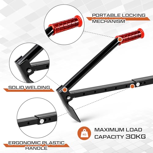 Lothee 2 Pack Brick Tongs, Adjustable Bricks Lifting Tools