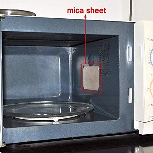 4Pcs Waveguide Cover Mica Plate Sheet Microwave Oven Repairing Part 13x13cm