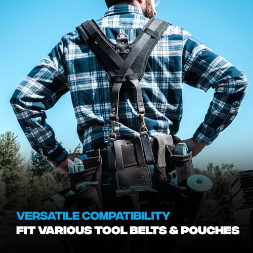 OX Leather Tool Belt Suspenders - Tirantes Para Bolsas de Construccion