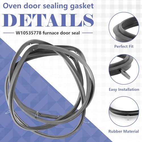 W10535778 WPW10535778 Range Oven Door Seal Gasket 