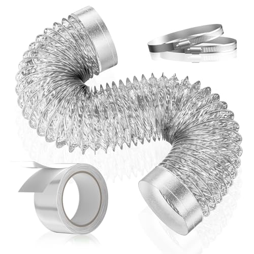 HOOMESUN 4 Inch Dryer Vent Hose, 3 ft Flexible Duc